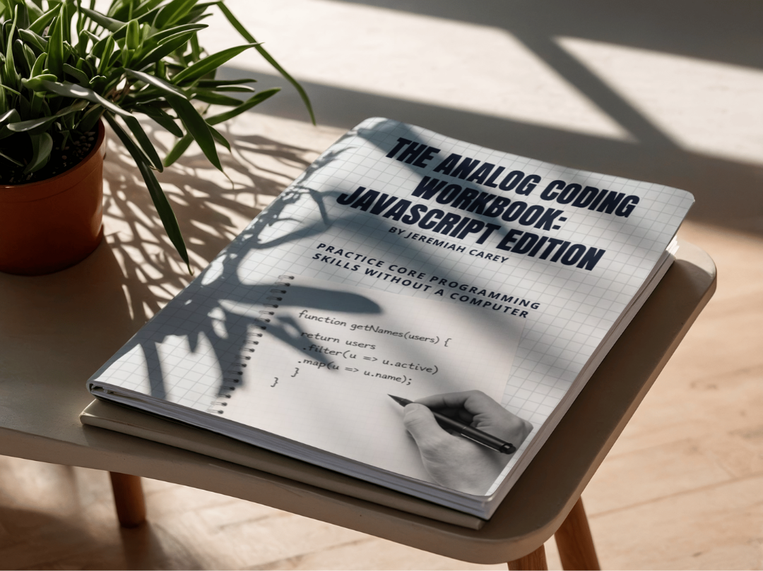 The Analog Coding Workbook - A physical workbook for developers